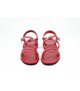 Sandales Femme Hildegarde rouges - Taille 35