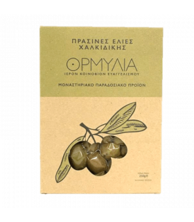 Olives vertes 500g- Monastère d’Ormylia