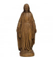 Vierge Notre Dame de grâce - Bois naturel - 20cm