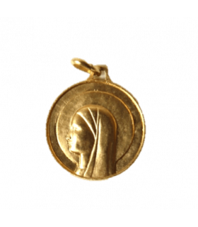 Médaille de la Vierge bretonne plaqué or