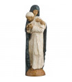 La Vierge Marie et St Jean Paul II - 27cm