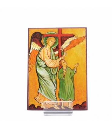 Icône Ange Gardien 14 cm X 10 cm