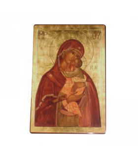 Icône Vierge Douceur de la Vie 10 x 15 cm