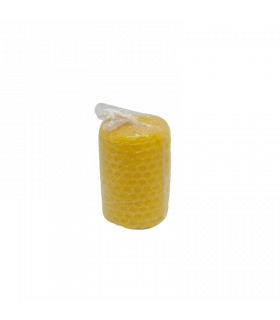 Bougie cire d'abeille H6.5cm