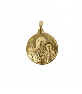 Médaille St Joseph laiton doré
