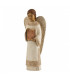 Ange blanc 43 cm - Crèche de Mougères