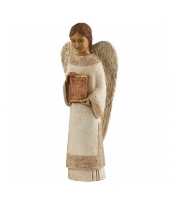 Ange blanc 43 cm - Crèche de Mougères