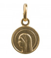 Médaille Vierge bretonne laiton doré