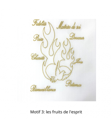 Echarpe de confirmation à personnaliser (pour un adulte)