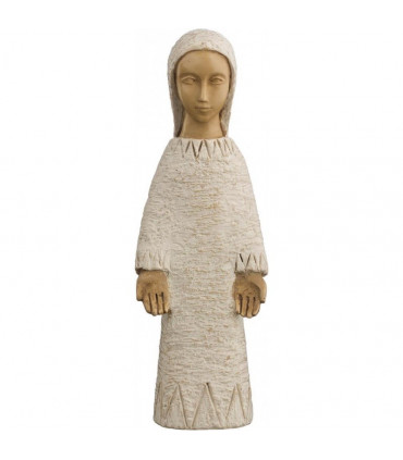Vierge de l'annonciation blanche 18cm