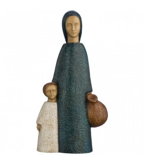 Vierge Nazareth bleue 30cm
