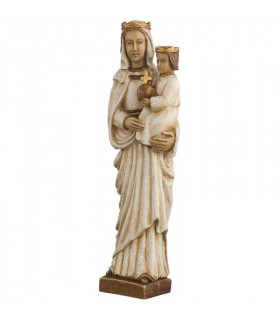 Vierge Marie Reine - Manteau blanc - 28cm
