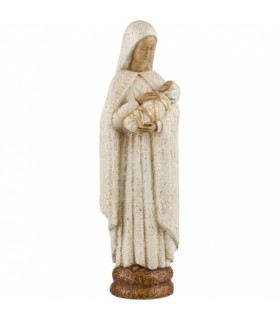 Vierge à l'enfant - Robe blanche - 30cm