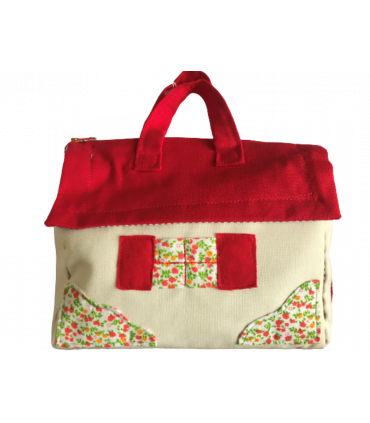 Sac maison rouge
