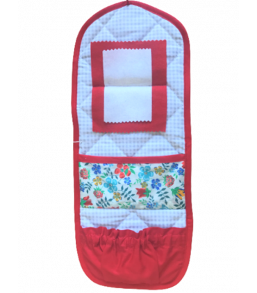 Trousse à couture rouge