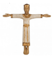 Christ prêtre sans croix blanc 19cm