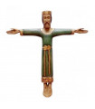 Christ prêtre sans croix vert 19cm