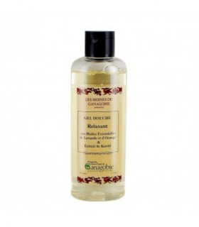 Gel douche relaxant lavande-orange et karité - Les Moines de Ganagobie