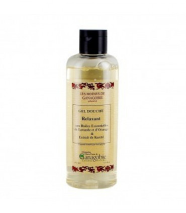 Gel douche relaxant lavande-orange et karité - Les Moines de Ganagobie