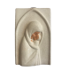 Vierge de Tendresse en terre cuite