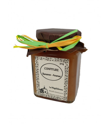 Confiture artisanale banane-ananas, mélange exotique mais savoureux !