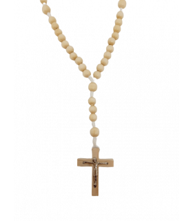 Chapelet en bois croix latine