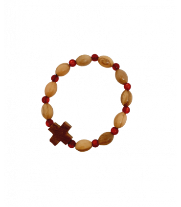 Dizainier enfant perles rouges