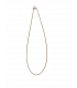 Chaine gourmette dorée supérieur 50 cm