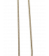 Chaine gourmette dorée supérieur 50 cm