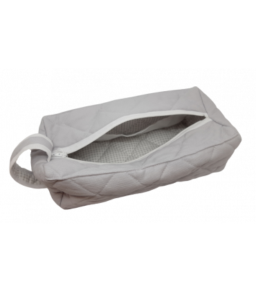 Trousse de toilette grise