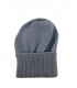Bonnet gris bébé pure laine