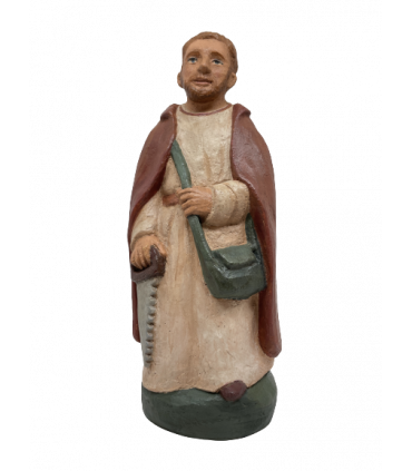 Joseph à la scie - crèche de Dourgne