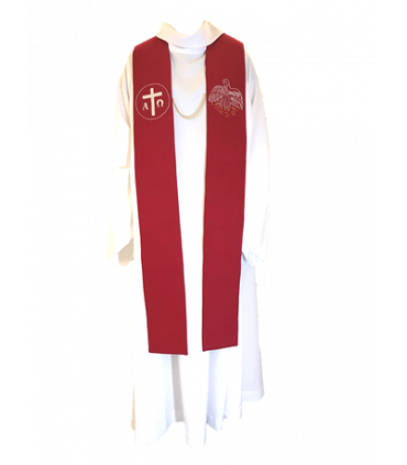 Etole de prêtre réversible