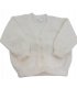 Gilet bébé 6 mois blanc