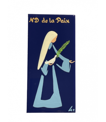 Plaque murale ND de la paix