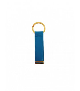 Porte clef bijoux bleu