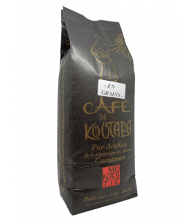 Café pur arabica 1kg Koutaba grains- Abbaye d'Aiguebelle
