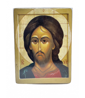 Icone Christ pantacrator 14 cm x 10 cm