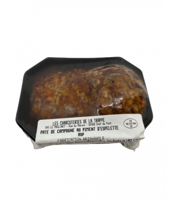 Pâté de campagne au piment d'Espelette AOP