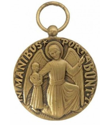 medaille ange gardien bronze