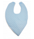 Bavoir bandana coeurs bleus 3-9mois