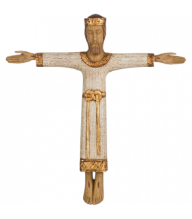 Christ prêtre sans croix blanc 30cm