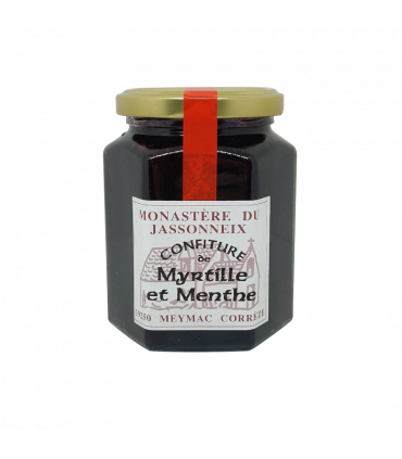 Confiture artisanale à la myrtille - Monastère de Jassonneix