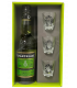 Coffret Chartreuse verte 35cl + 3 verres