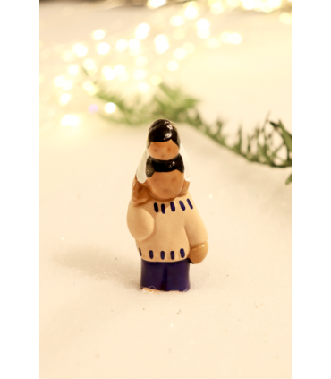 Petit santon de Jouarre - B2 - Papa