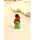 Petit santon de Jouarre - Crèche B2 - Femme africaine