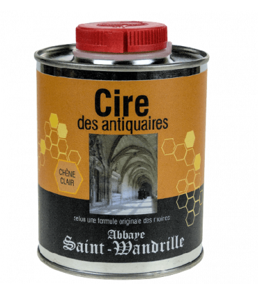 Cire antiquaire chêne clair 0.5L - Abbaye de St-wandrille