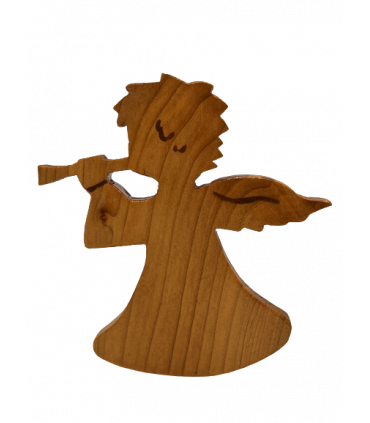 Ange garçon en bois - Abbaye de Solesmes