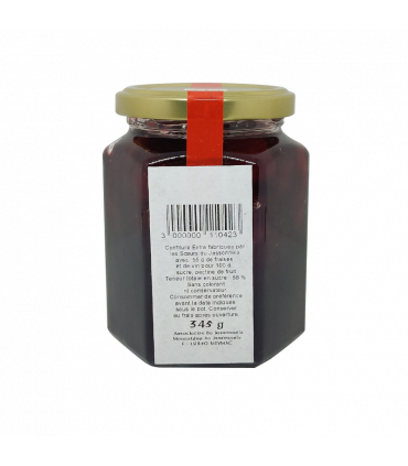 Confiture de fraises et vin merlot - Monastère du Jassonneix