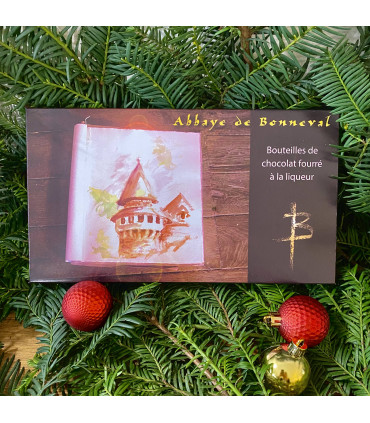 chocolats bouteilles fourré liqueur - Bonneval